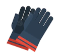 Guantes de protección para trabajos de cerrajería, soldadura y estructuras metálicas en obra